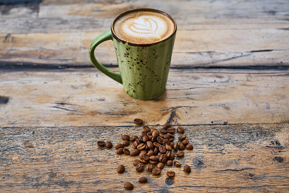 coffee and beans